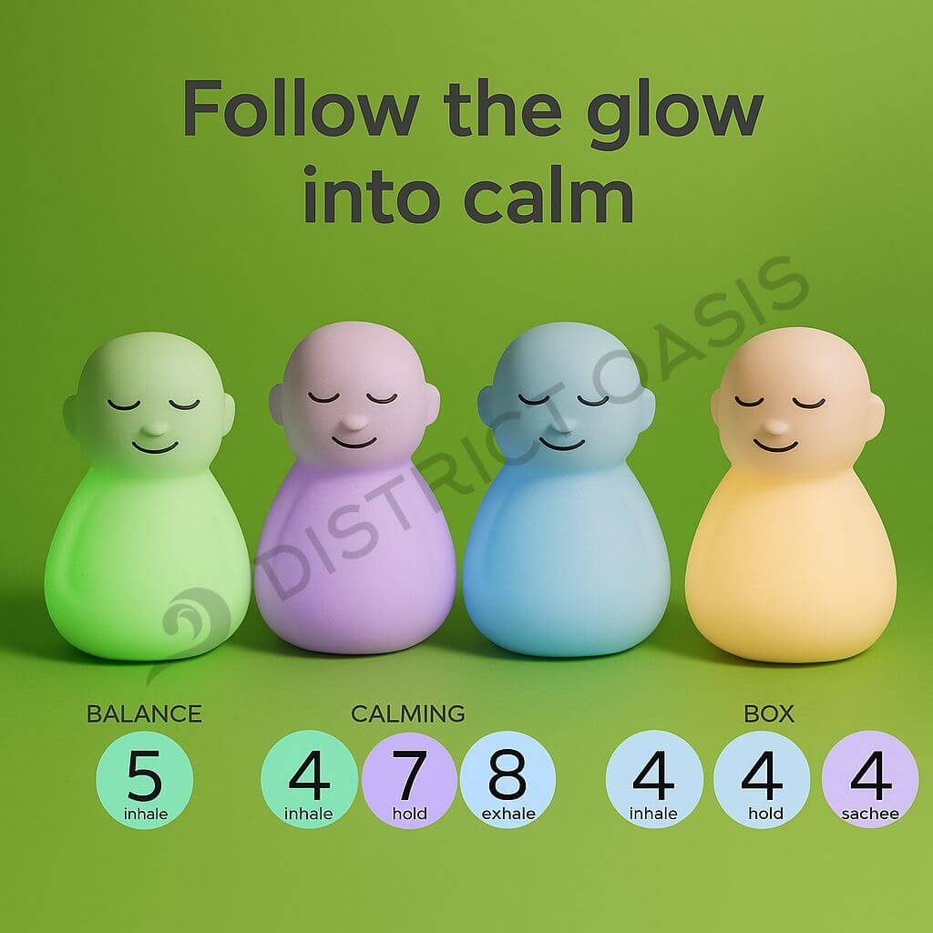 OasisBreathe™ – Guided Breathing Light for Calm & Better Sleep$39.00
