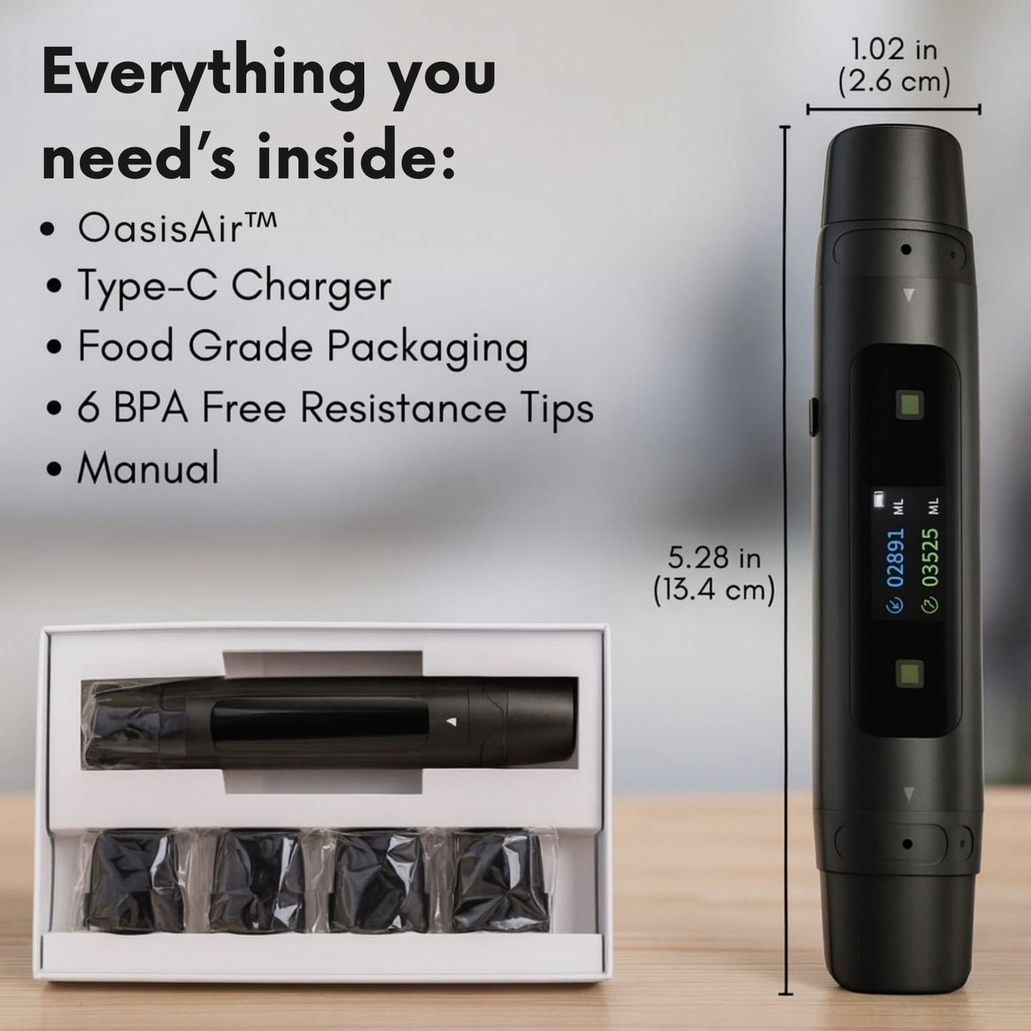 Breathing Trainer for Calm, Focus, and Better Sleep - OasisAir™