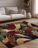Jungle Harmony Rug - Nature - Inspired Elegance | Nature - Inspired Rug by districtoasis