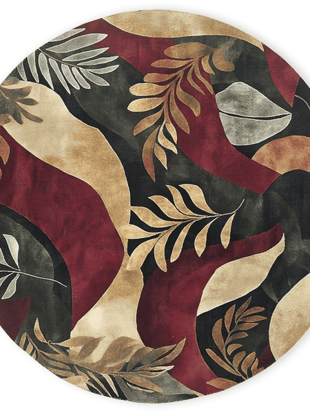Jungle Harmony Rug – Philippine Jungle Design, Vibrant & Durable | Nature - Inspired Rug by districtoasis