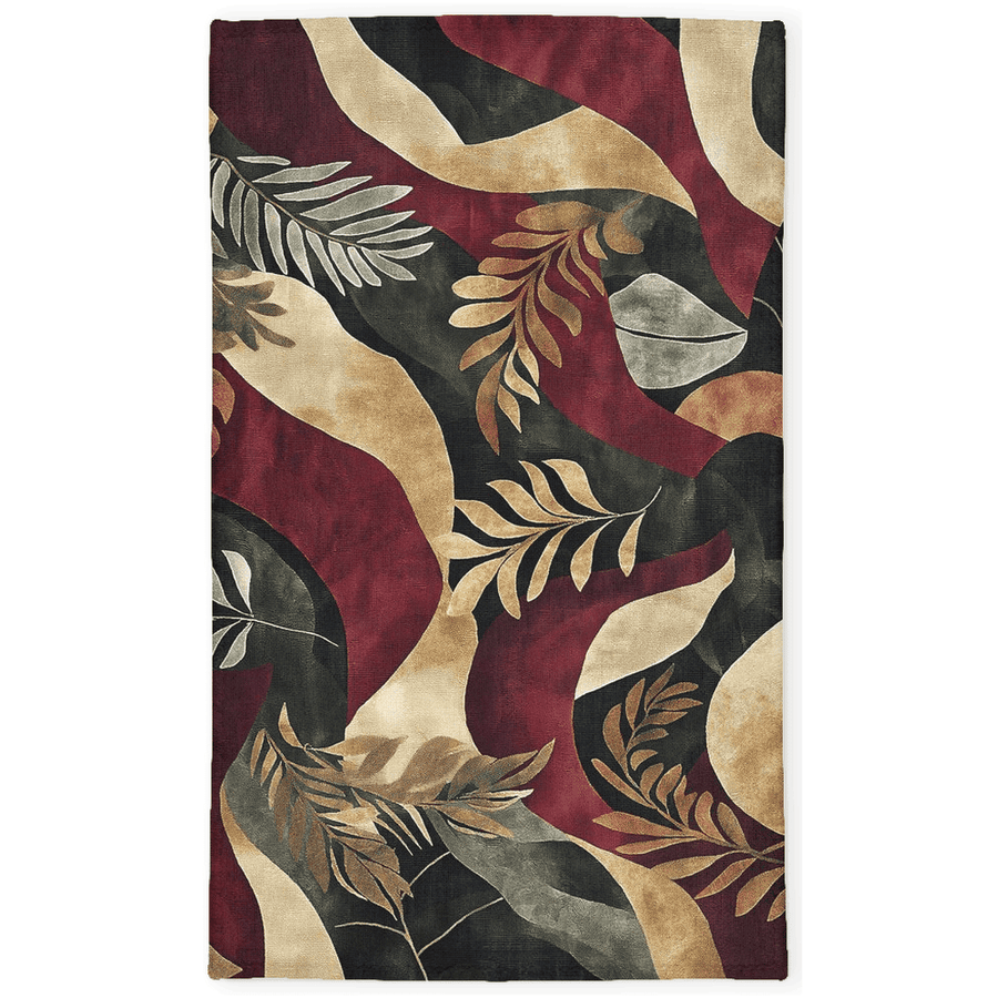 Jungle Harmony Rug – Philippine Jungle Design, Vibrant & Durable | Nature - Inspired Rug by districtoasis