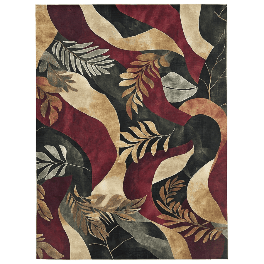 Jungle Harmony Rug – Philippine Jungle Design, Vibrant & Durable | Nature - Inspired Rug by districtoasis