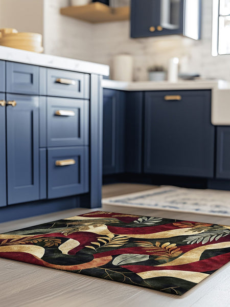 Jungle Harmony Rug – Philippine Jungle Design, Vibrant & Durable | Nature - Inspired Rug by districtoasis