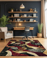 Jungle Harmony Rug – Philippine Jungle Design, Vibrant & Durable | Nature - Inspired Rug by districtoasis