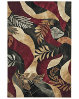 Jungle Harmony Rug – Philippine Jungle Design, Vibrant & Durable | Nature - Inspired Rug by districtoasis