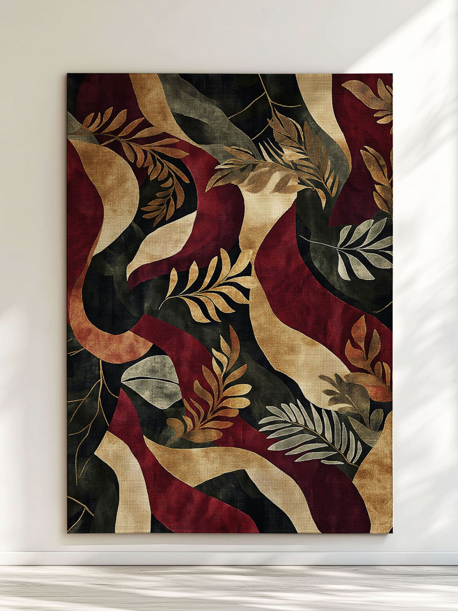 Jungle Harmony Rug – Philippine Jungle Design, Vibrant & Durable