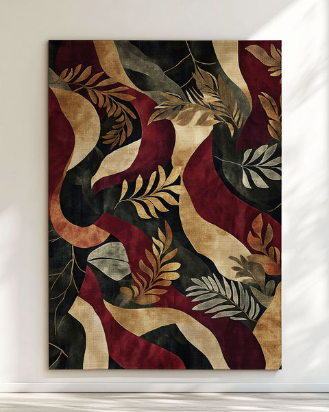 Jungle Harmony Rug – Philippine Jungle Design, Vibrant & Durable