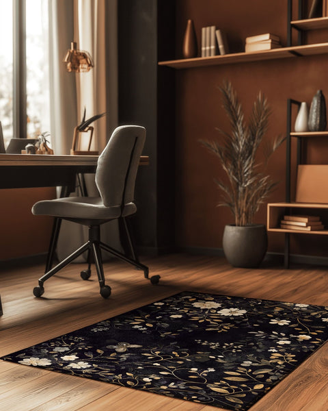 Lankan Shadowed Meadow Rug – Sri Lanka - Inspired, Elegant & Durable | Nature - Inspired Rug by districtoasis