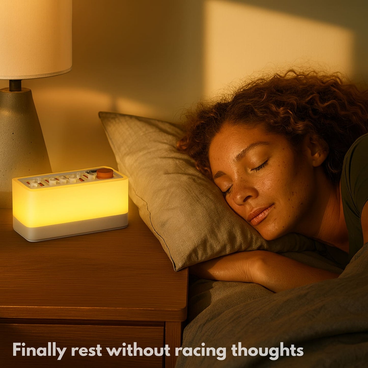 White Noise & Calm Light for Anxiety-Free Sleep – OasisDrift™