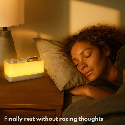 White Noise & Calm Light for Anxiety-Free Sleep – OasisDrift™