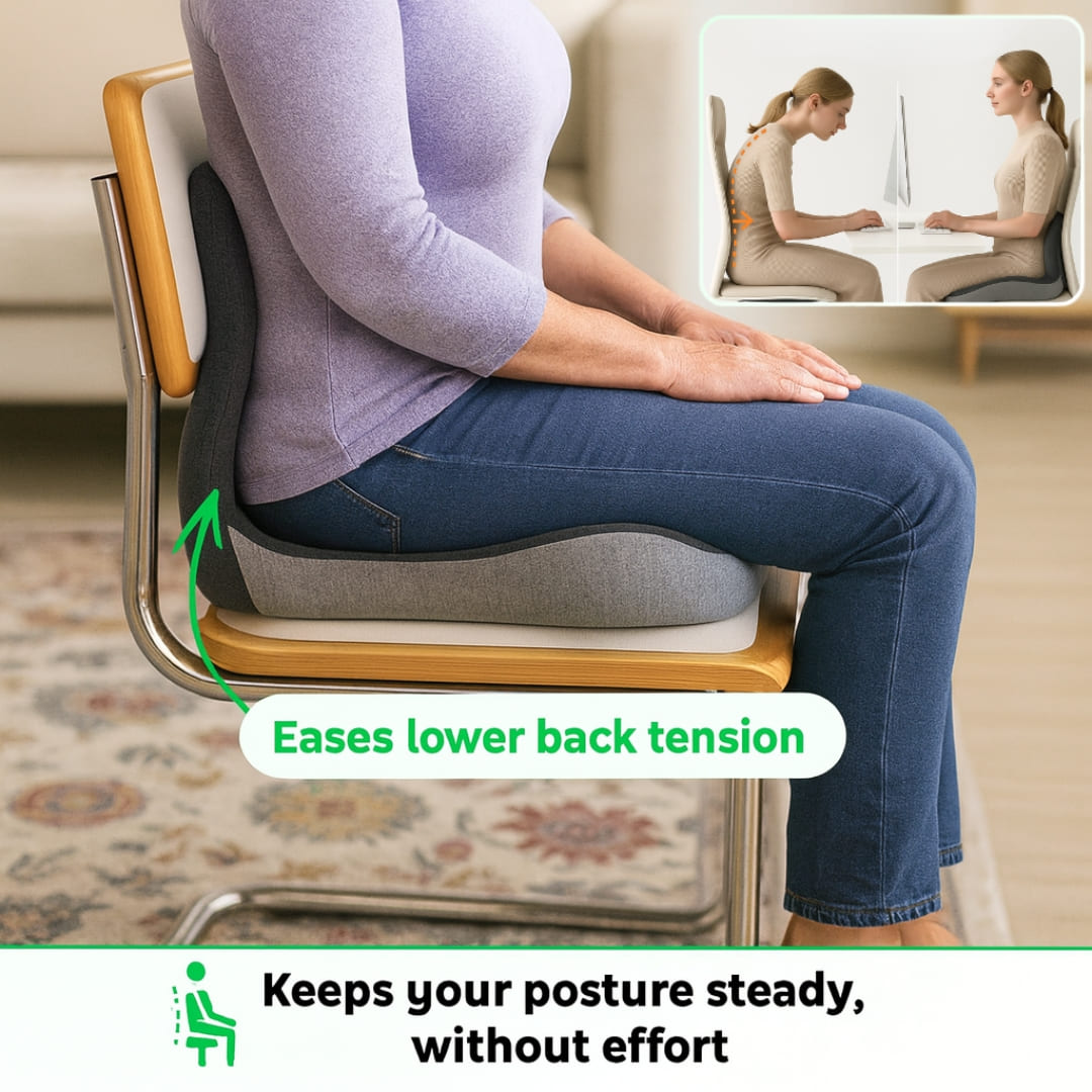 Cushion for Stress-Free Sitting Hours – OasisComfort™
