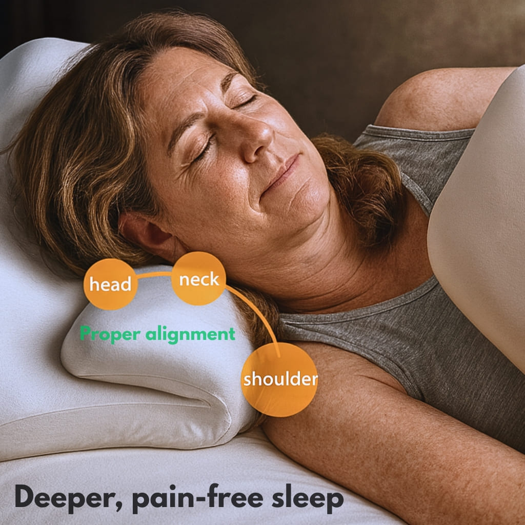 OasisWave™ – Contoured Neck, Shoulder & Head Pillow