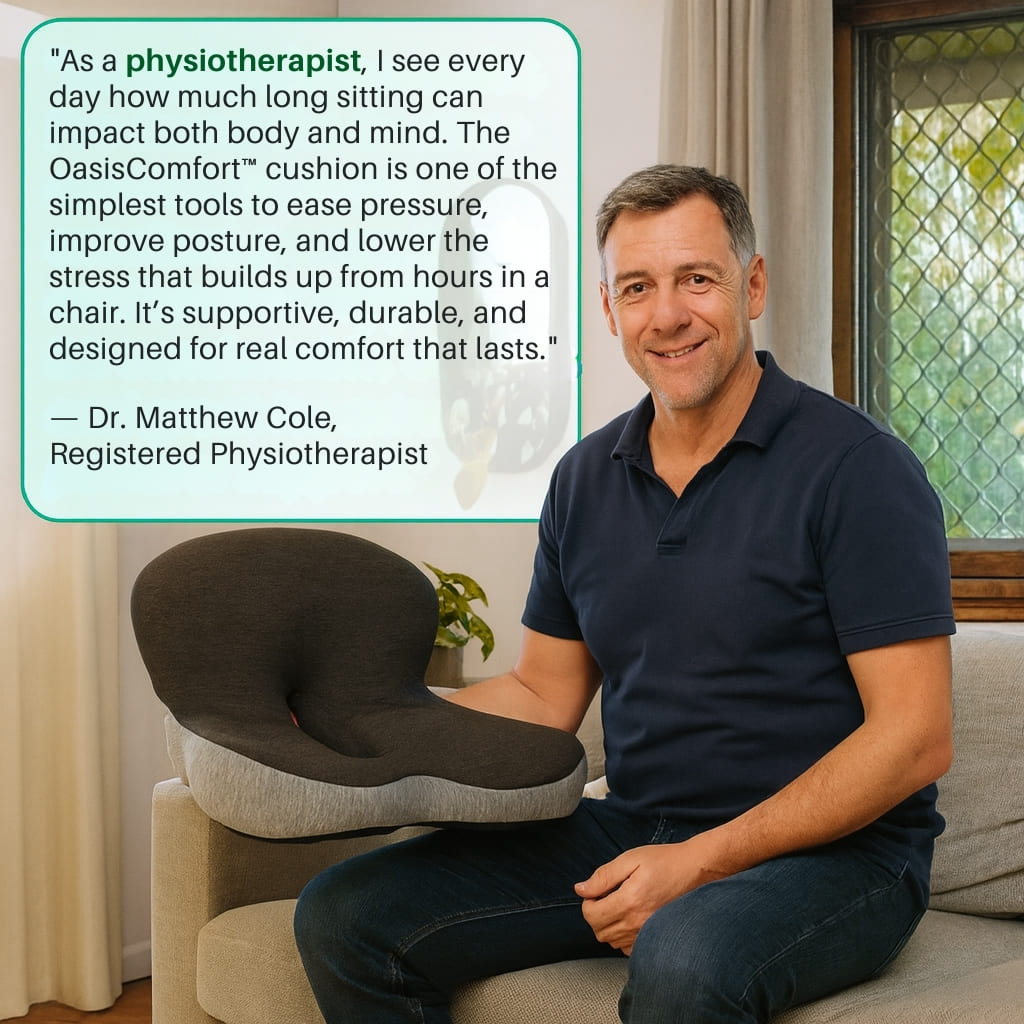 Cushion for Stress-Free Sitting Hours – OasisComfort™
