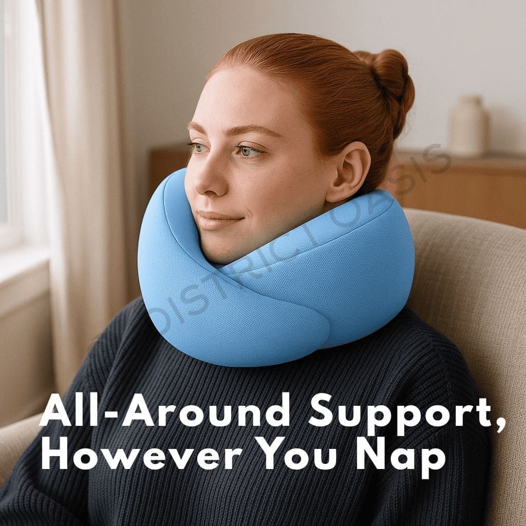 OasisWrap™ – Wraparound Pillow for Desk, Travel, & Deep Naps$69.00