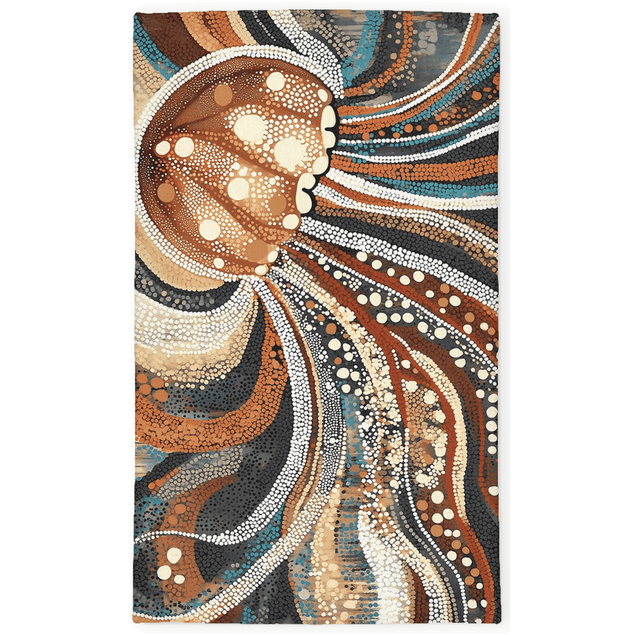 Marine Grace Rug – Ocean - Inspired, Elegant & Calming | Nature - Inspired Rug by districtoasis