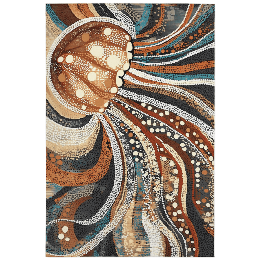 Marine Grace Rug – Ocean - Inspired, Elegant & Calming | Nature - Inspired Rug by districtoasis