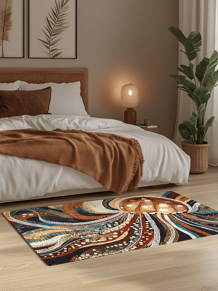 Marine Grace Rug – Ocean - Inspired, Elegant & Calming | Nature - Inspired Rug by districtoasis