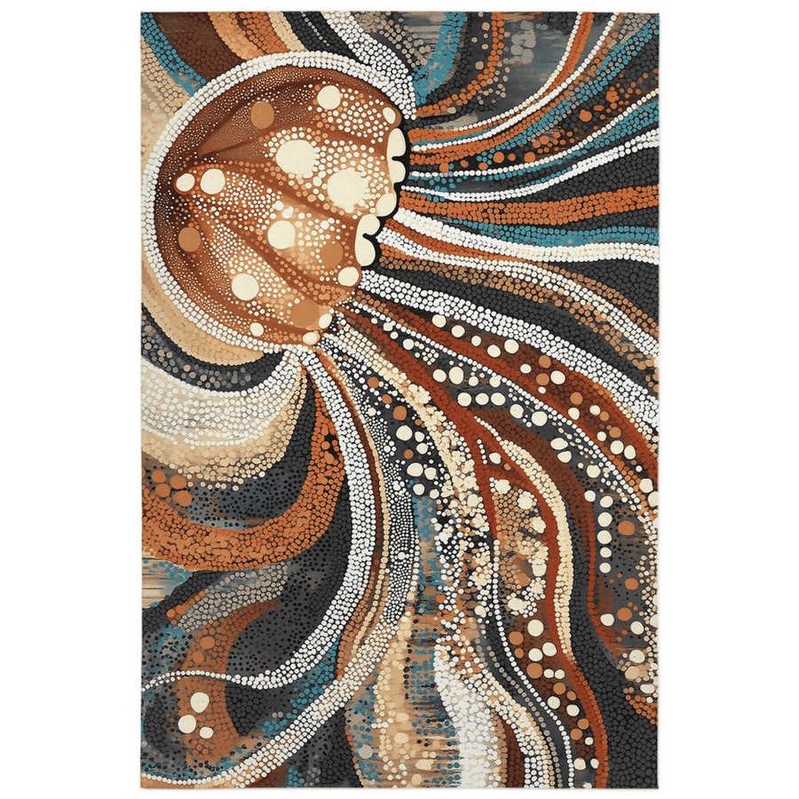 Marine Grace Rug – Ocean - Inspired, Elegant & Calming | Nature - Inspired Rug by districtoasis