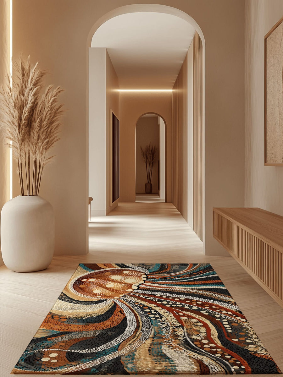 Marine Grace Rug – Ocean - Inspired, Elegant & Calming | Nature - Inspired Rug by districtoasis