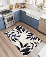 Modern Botanical Rug – Nature - Inspired, Soft & Durable | Nature - Inspired Rug by districtoasis