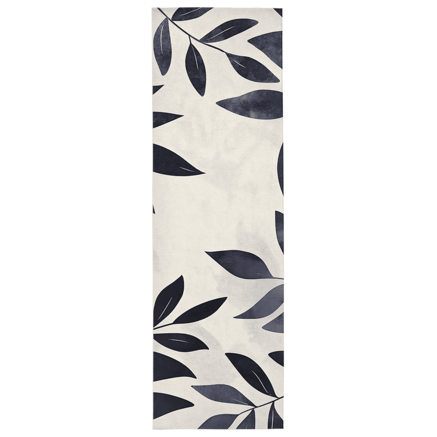 Modern Botanical Rug – Nature - Inspired, Soft & Durable | Nature - Inspired Rug by districtoasis
