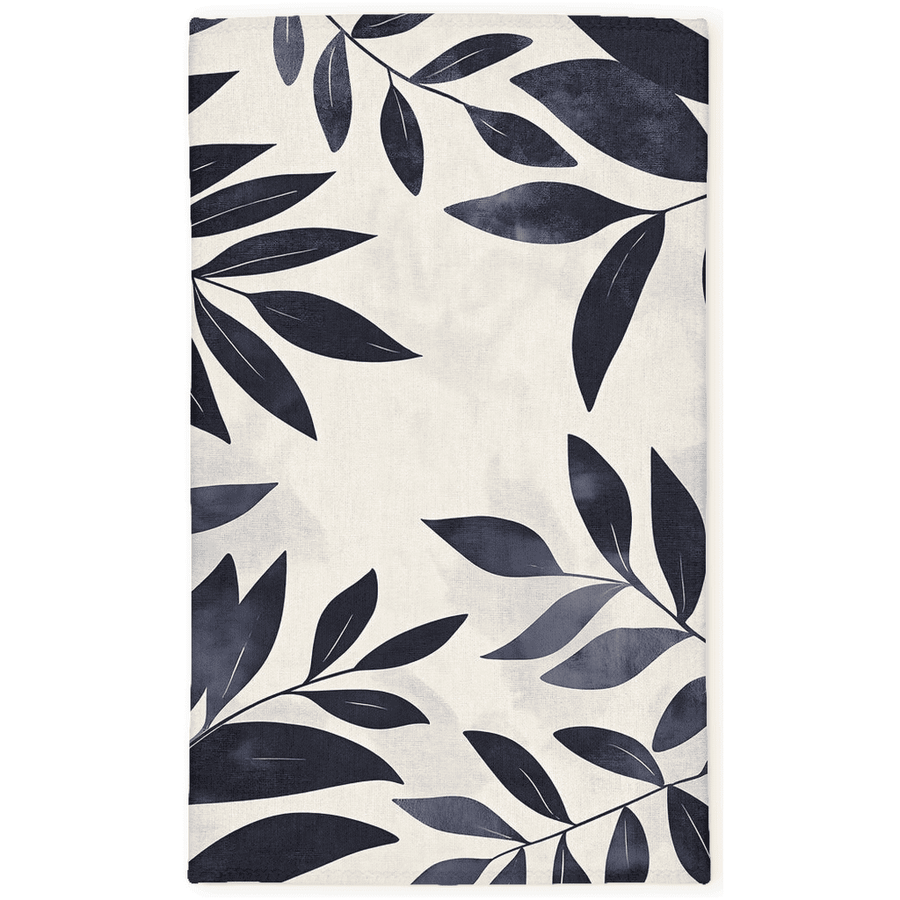 Modern Botanical Rug – Nature - Inspired, Soft & Durable | Nature - Inspired Rug by districtoasis