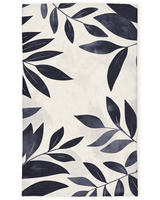 Modern Botanical Rug – Nature - Inspired, Soft & Durable | Nature - Inspired Rug by districtoasis