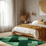 Modern Geometric Rug | Nature - Inspired Rug by districtoasis