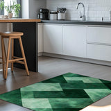 Modern Geometric Rug | Nature - Inspired Rug by districtoasis