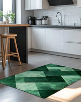 Modern Geometric Rug | Nature - Inspired Rug by districtoasis