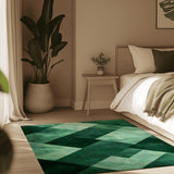 Modern Geometric Rug | Nature - Inspired Rug by districtoasis