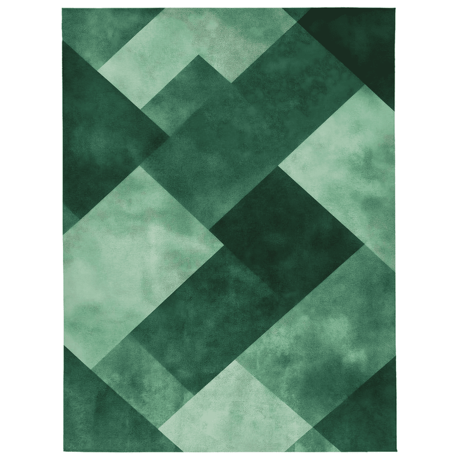 Modern Geometric Rug – Contemporary, Nature - Inspired & Durable | Nature - Inspired Rug by districtoasis