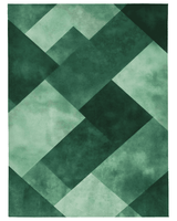 Modern Geometric Rug – Contemporary, Nature - Inspired & Durable | Nature - Inspired Rug by districtoasis
