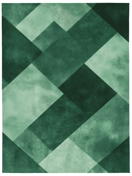 Modern Geometric Rug – Contemporary, Nature - Inspired & Durable | Nature - Inspired Rug by districtoasis