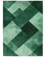 Modern Geometric Rug – Contemporary, Nature - Inspired & Durable | Nature - Inspired Rug by districtoasis