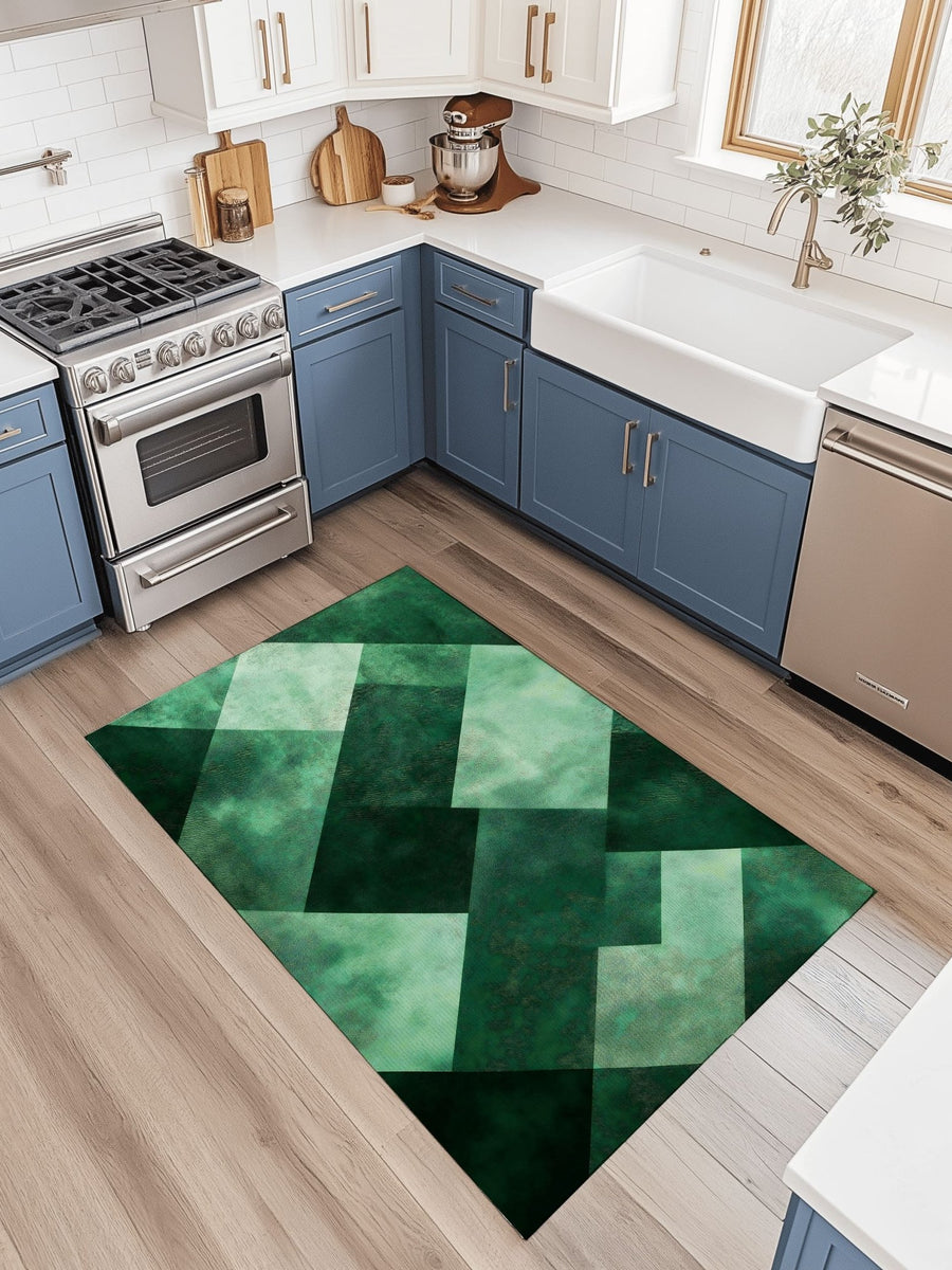 Modern Geometric Rug – Contemporary, Nature - Inspired & Durable | Nature - Inspired Rug by districtoasis