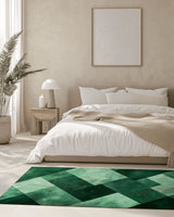 Modern Geometric Rug – Contemporary, Nature - Inspired & Durable | Nature - Inspired Rug by districtoasis
