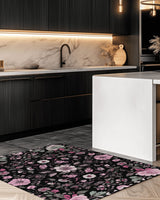 Moonlit Cherry Blossom Rug – Japanese Floral Elegance, Soft & Serene | Nature - Inspired Rug by districtoasis