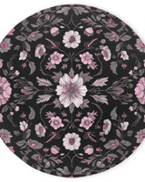 Moonlit Cherry Blossom Rug – Japanese Floral Elegance, Soft & Serene | Nature - Inspired Rug by districtoasis