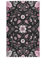 Moonlit Cherry Blossom Rug – Japanese Floral Elegance, Soft & Serene | Nature - Inspired Rug by districtoasis