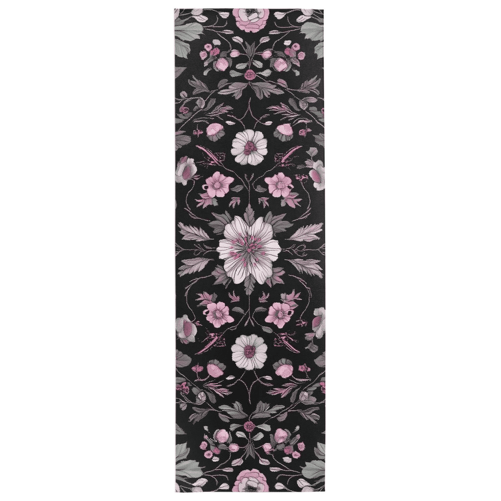 Moonlit Cherry Blossom Rug – Japanese Floral Elegance, Soft & Serene | Nature - Inspired Rug by districtoasis