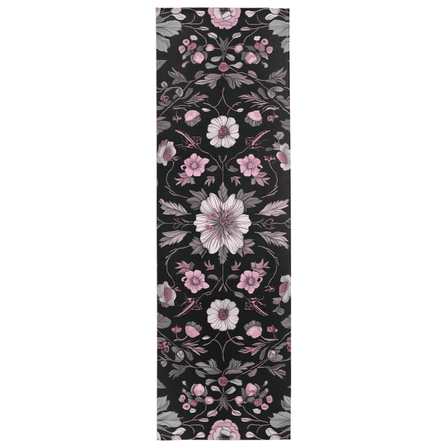Moonlit Cherry Blossom Rug – Japanese Floral Elegance, Soft & Serene | Nature - Inspired Rug by districtoasis