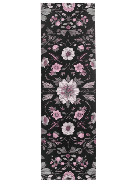 Moonlit Cherry Blossom Rug – Japanese Floral Elegance, Soft & Serene | Nature - Inspired Rug by districtoasis