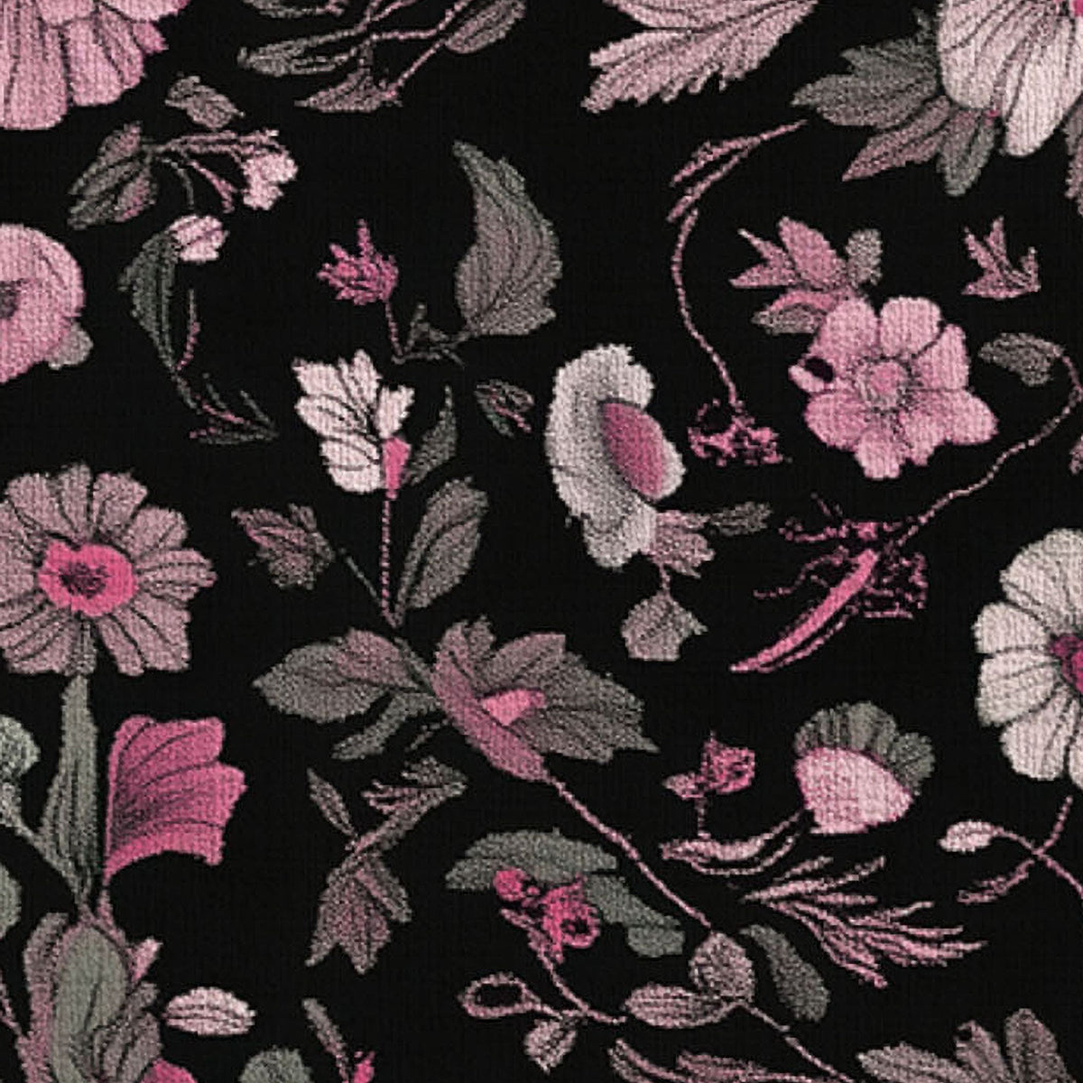Moonlit Cherry Blossom Rug – Japanese Floral Elegance