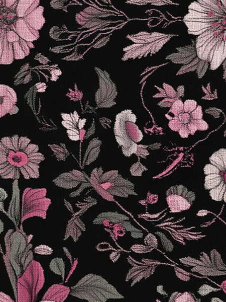 Moonlit Cherry Blossom Rug – Japanese Floral Elegance