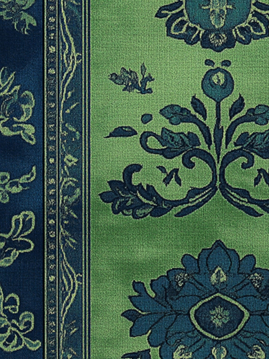 Mystic Floral Persian Rug | Nature - Inspired Rug by districtoasis
