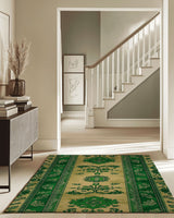 Mystic Floral Persian Rug | Nature - Inspired Rug by districtoasis