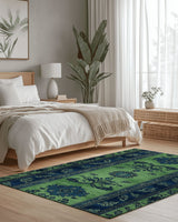 Mystic Floral Persian Rug | Nature - Inspired Rug by districtoasis