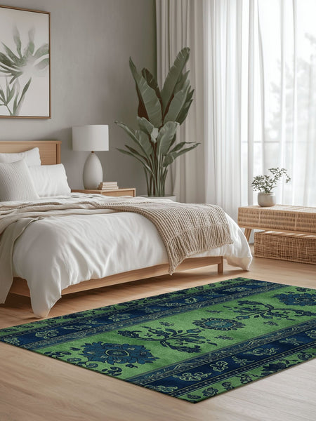 Mystic Floral Persian Rug | Nature - Inspired Rug by districtoasis