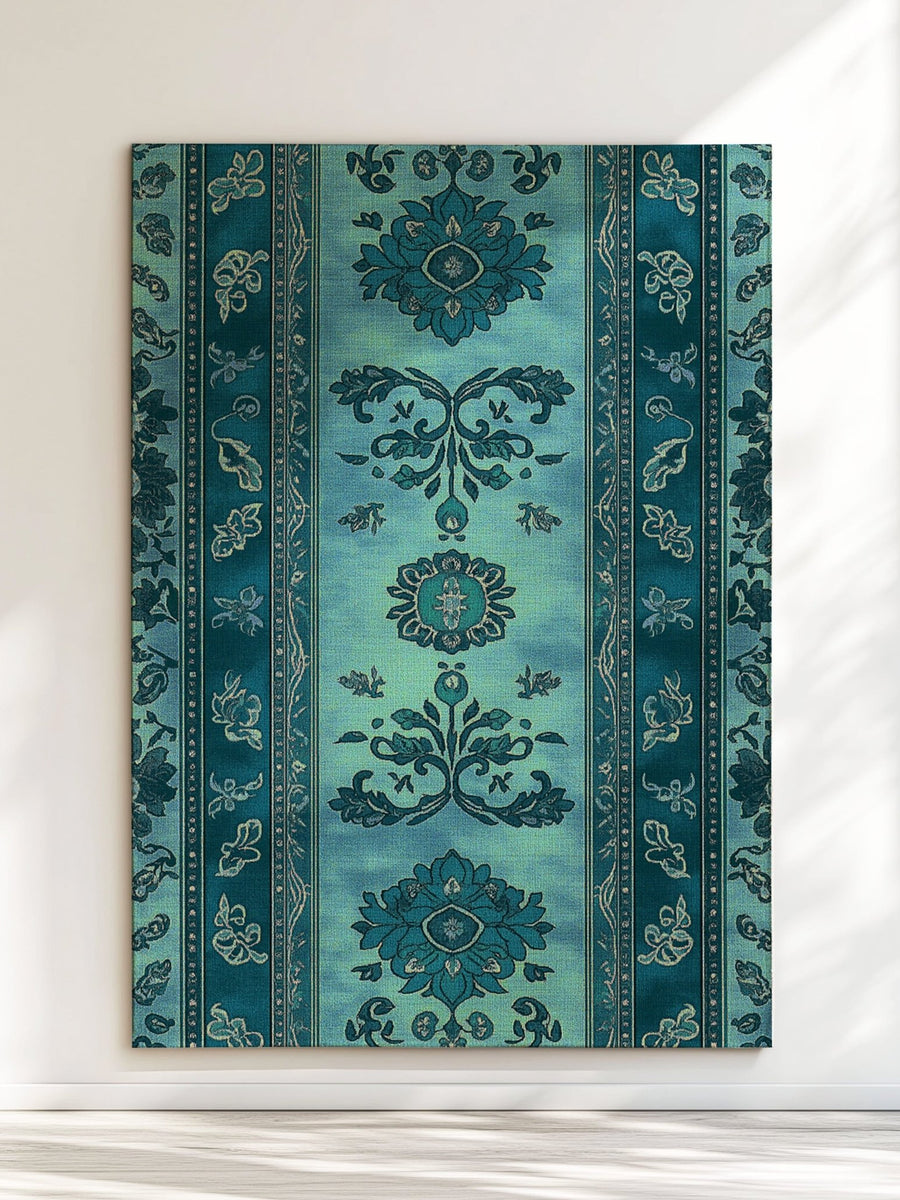 Mystic Floral Persian Rug | Nature - Inspired Rug by districtoasis
